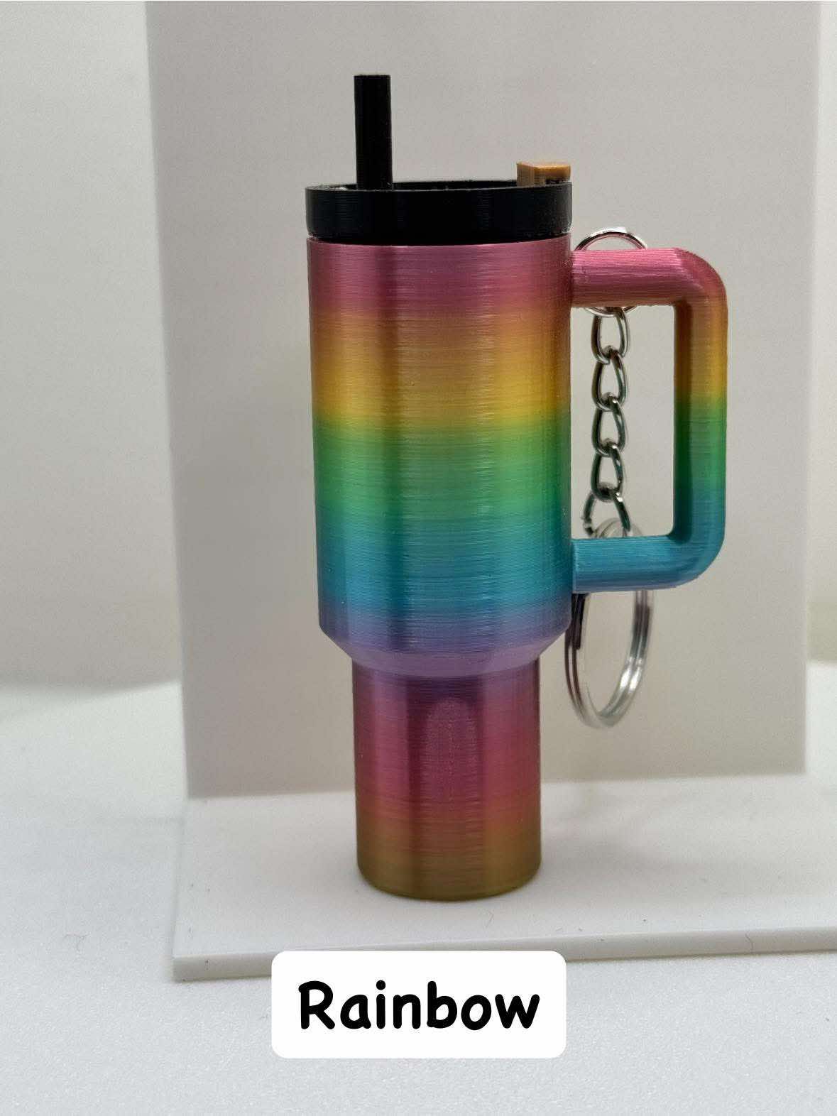 Stanley Cup Chapstick Holder Keychains - Standard