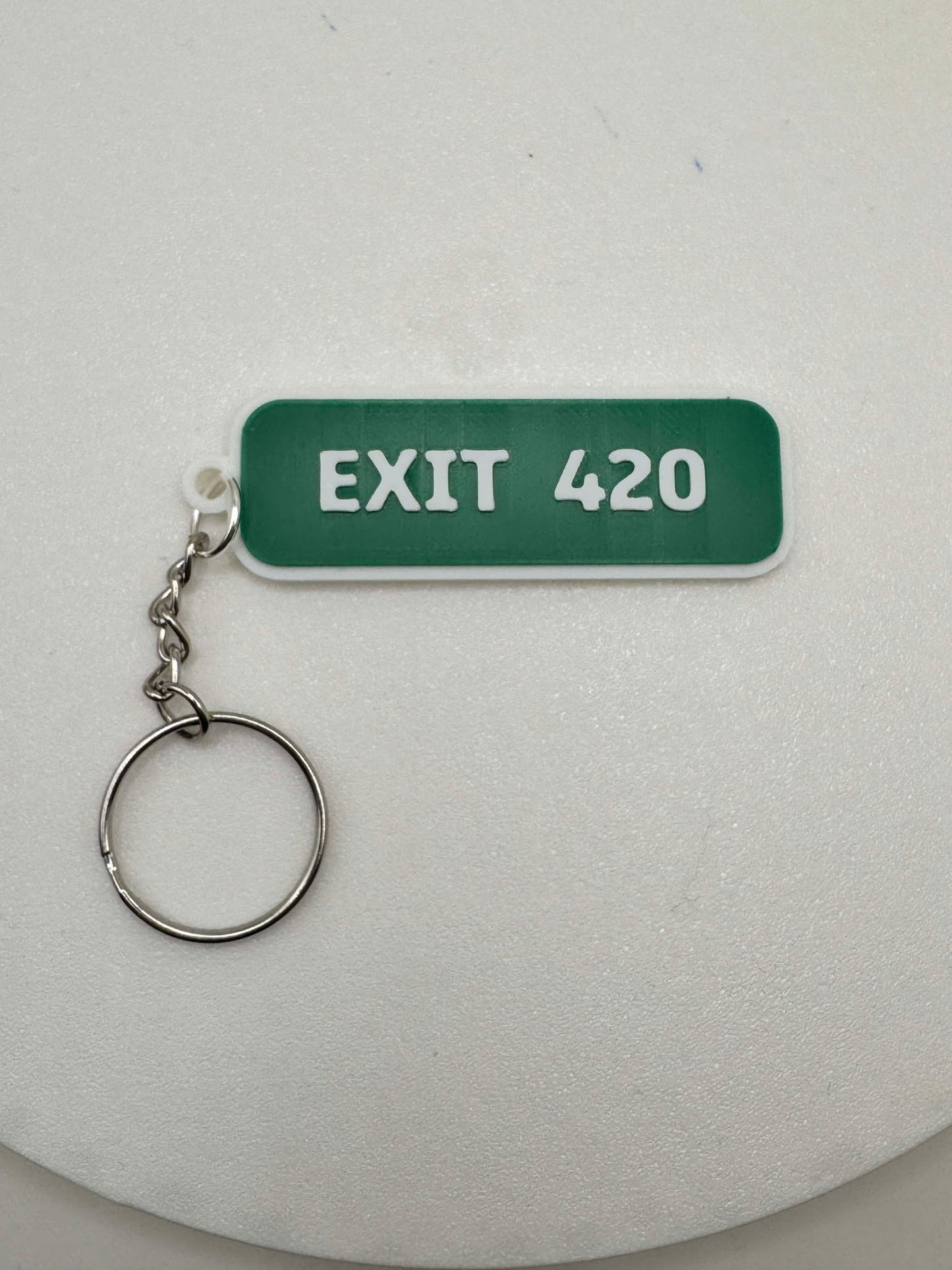 420 Street Sign Keychains