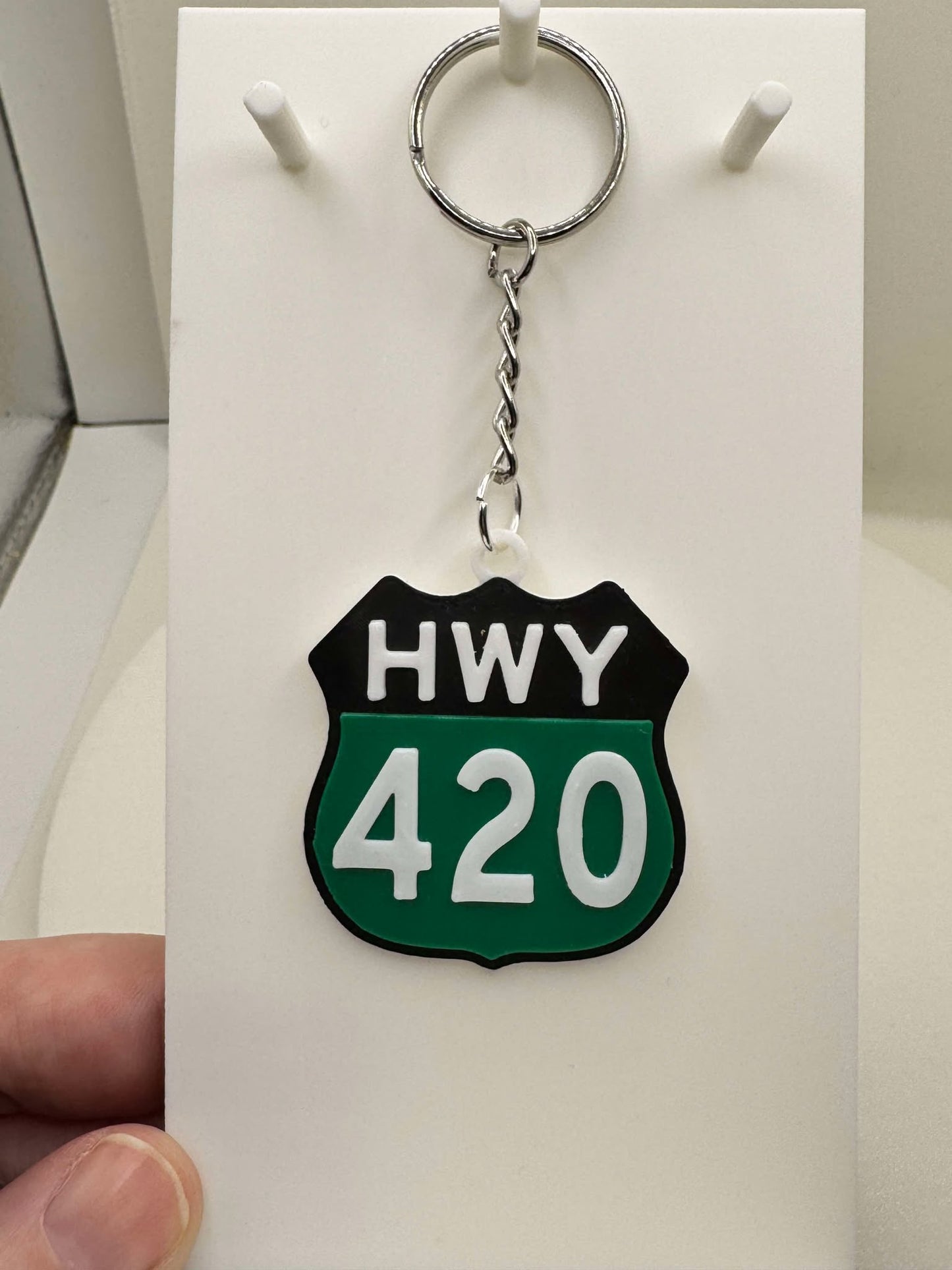 420 Street Sign Keychains